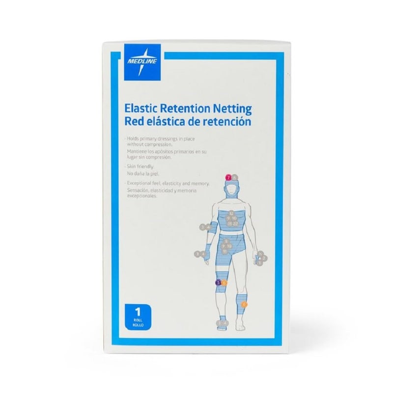 Medline Elastic Net Retention Dressing, Size 6, Large Leg/Small Head/Amputation, Latex-Free, 1 Count - Image 1